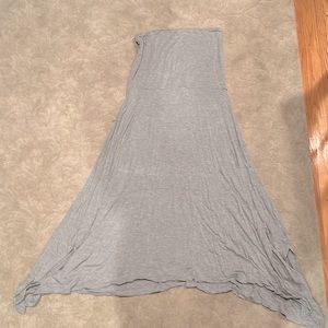 The Gap Grey Strapless Dress